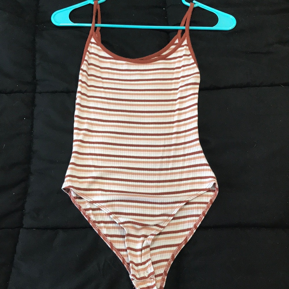 stripe bodysuit